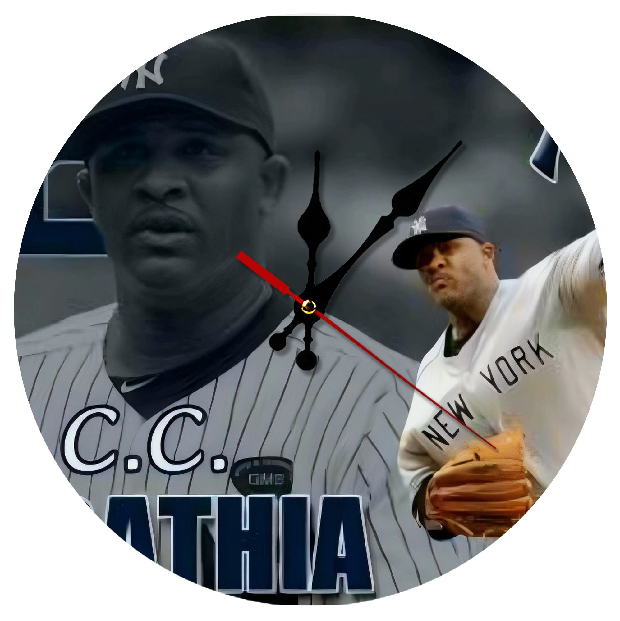 CC Sabatnia 32 Silent Round Wall Clock – Modern & Stylish DIY Design, Durable Wood Construction, Easy To Install – Perfect For Office, Bedroom, Living Room, And More